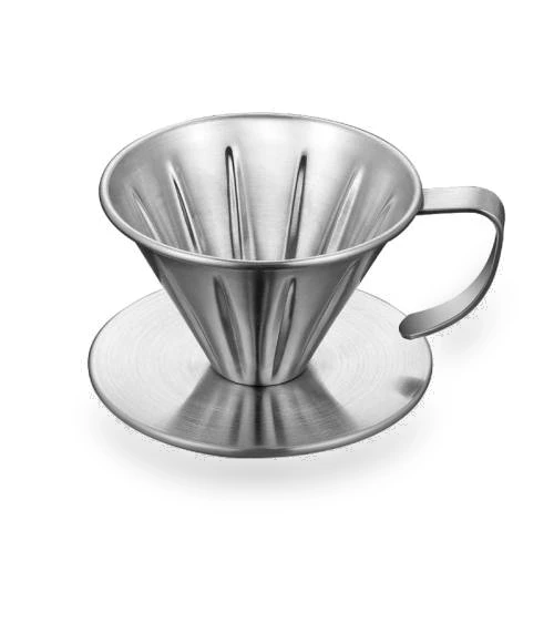 Double-layer Stainless Steel Pour-over Coffee Filter — Permanent