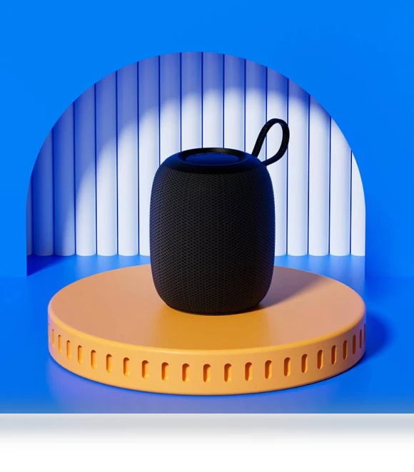 Outdoor Bluetooth Small Speaker — Portable Audio, Coffee Feiyin