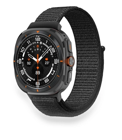 Plastic Connector Nylon Loop Watch Band — Bands, Samsung