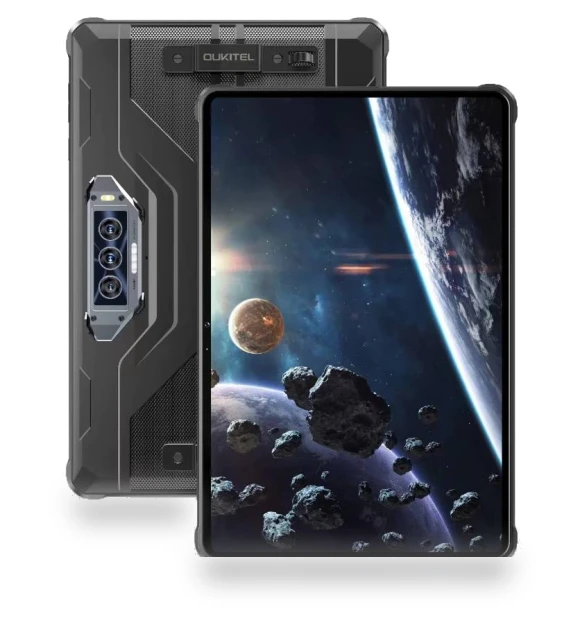 Rugged Tablet 11-Inch 2K Display 20000mAh Battery 48MP Sony Camera — Tablet, OUKITEL