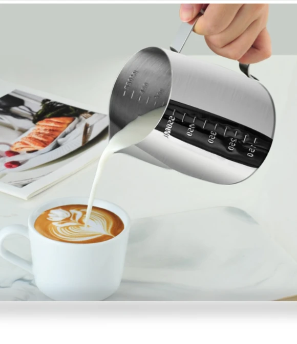 Stainless Steel Latte Art Cup — Milk Frothing Pitchers