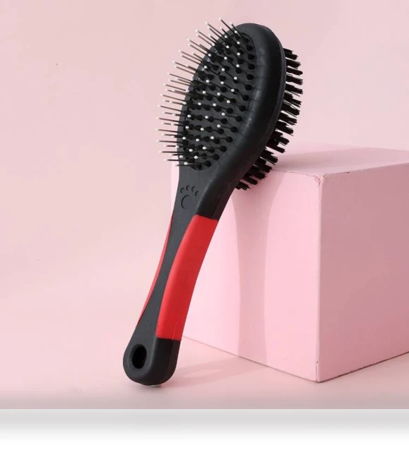 Double-sided comb with protective points — Combs