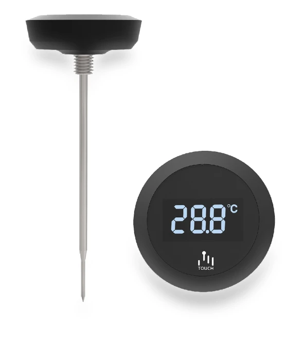 Electronic Touch Screen Digital Display Household Food Thermometer — Instant-Read