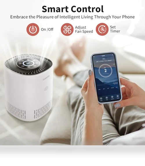 H13 True HEPA Air Purifier — Activated Carbon Air Purifiers, CLARSTON