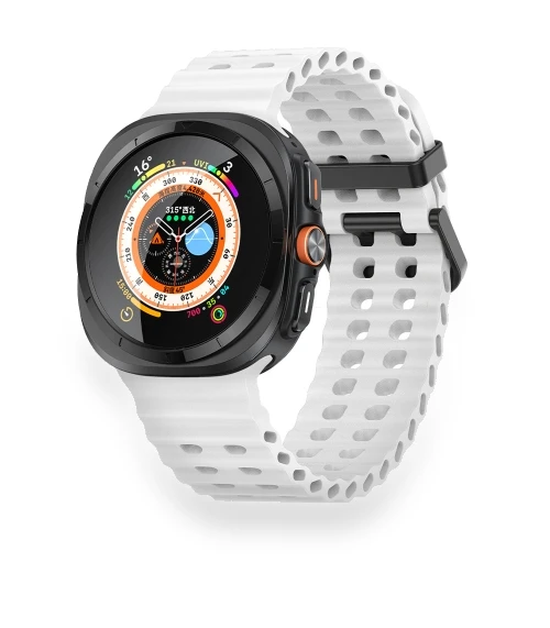 Ocean Dual Row Hole Silicone Watch Band — Bands, Samsung