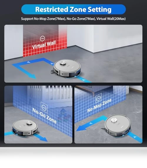 Robot Vacuum and Mop with LiDAR Navigation — Smart Cleaning Robots, Tikom