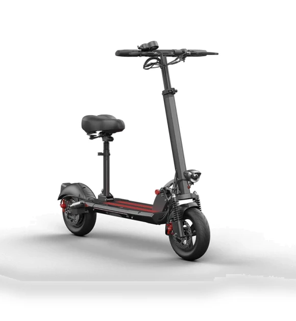 10 inch off-road adult foldable electric scooter with seat — Push Scooters