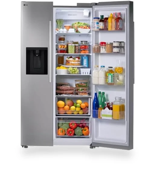 27 Cu. Ft. Stainless Side-by-Side Smart Refrigerator — Cooling Solutions, LG