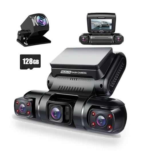 360 Degree View 4 Channel Dash Cam — Car Accessories & Gadgets, PRUVEEO