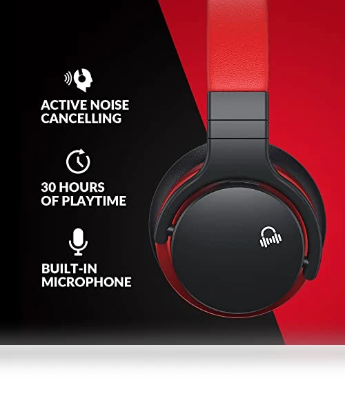 Active Noise Cancelling Headphones — Over-Ear Headphones, MOVSSOU