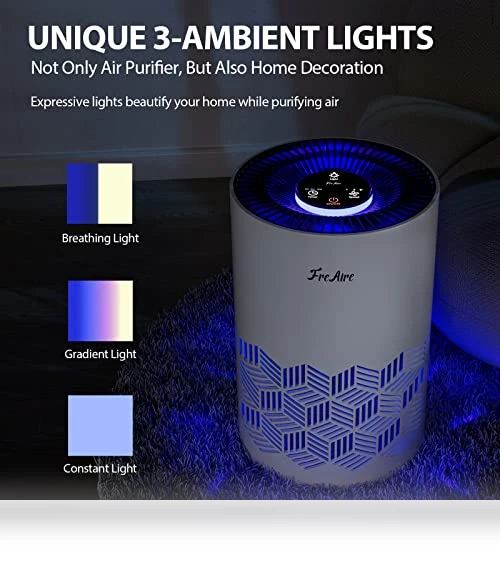 Air Purifier with RGB Lights — Activated Carbon Air Purifiers, FreAire