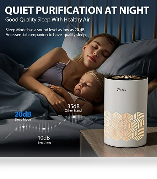 Air Purifier with RGB Lights — Activated Carbon Air Purifiers, FreAire