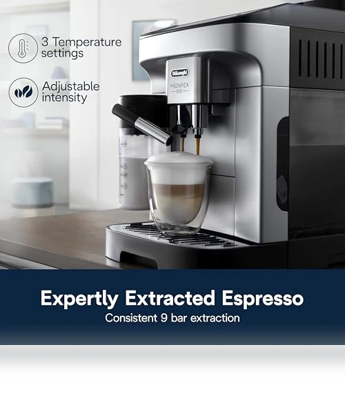 Automatic Espresso & Coffee Machine with Automatic Milk Frother — Coffee & Espresso Combos, De'Longhi