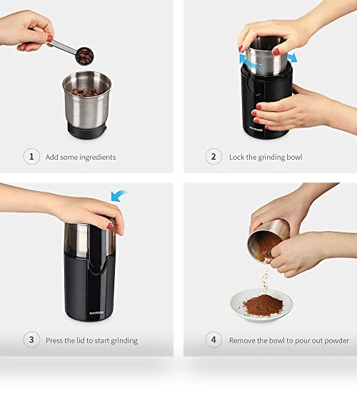 Electric Coffee and Spice Grinder — Electric Blade Coffee Grinders, SHARDOR