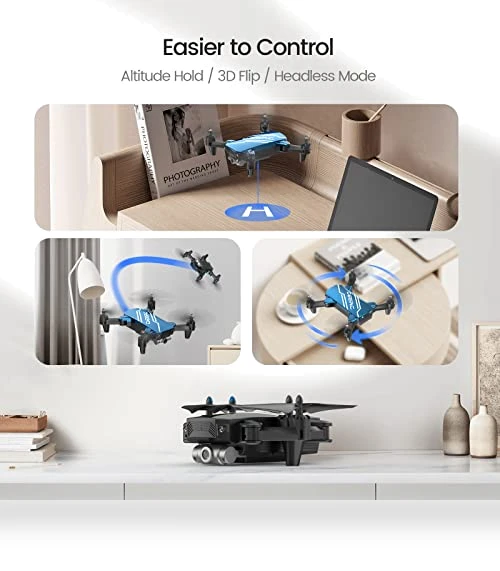 Mini Drone with Camera for Kids — Flying Toys, DEERC
