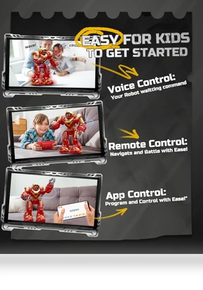 Programmable Dancing Robot with Voice and APP Control — Interactive Figures & Robots, Holyton