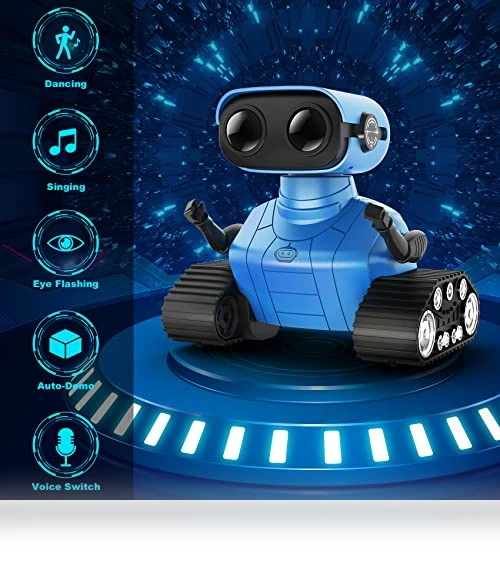 Rechargeable Remote Control Emo Robot — Interactive Figures & Robots, Hamourd