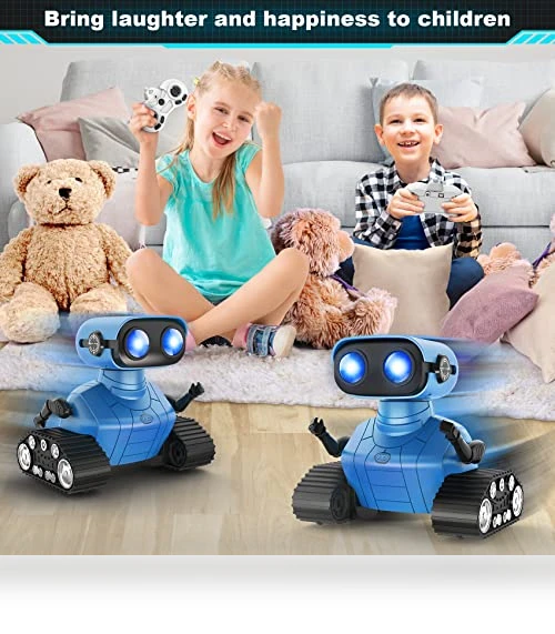 Rechargeable Remote Control Emo Robot — Interactive Figures & Robots, Hamourd