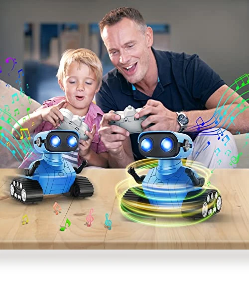 Rechargeable Remote Control Emo Robot — Interactive Figures & Robots, Hamourd