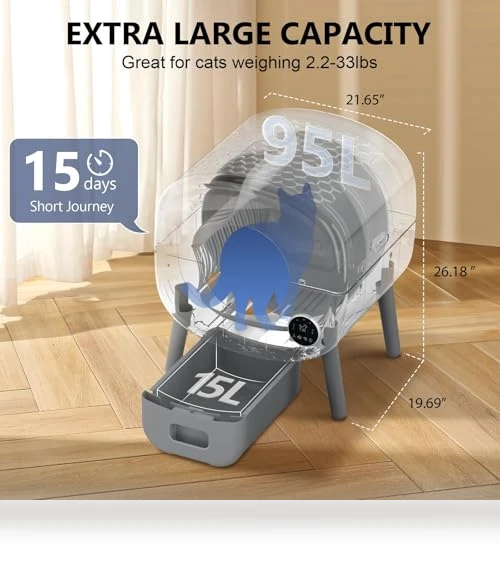 Self Cleaning Litter Box — Smart Pet Feeders, Cumrige