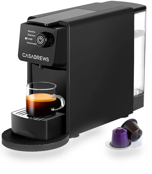 Single Serve Espresso Machine for Nespresso Original Pods — Coffee & Espresso Combos, CASABREWS