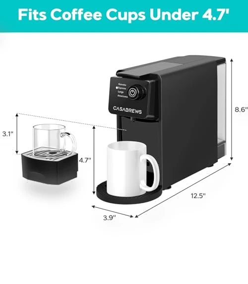 Single Serve Espresso Machine for Nespresso Original Pods — Coffee & Espresso Combos, CASABREWS