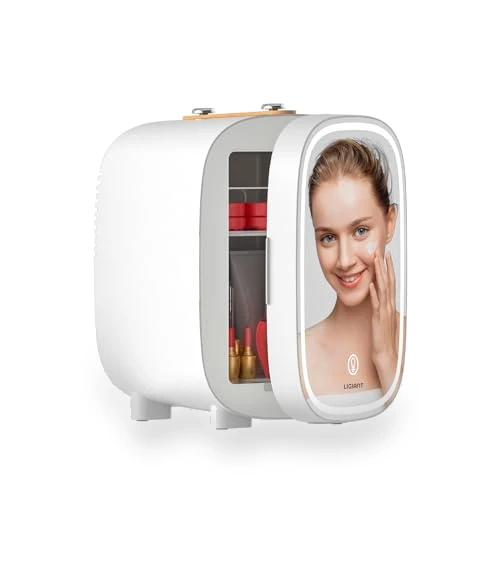 Skincare Fridge with LED Light Mirror — Mini Fridges, LIGIANT