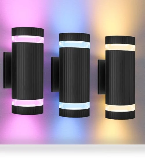 Smart LED Outdoor Wall Sconce — LED, WISELUME