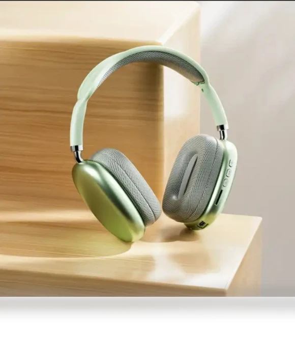 Wireless BT-compatible Headphones With Mic — Over-Ear Headphones