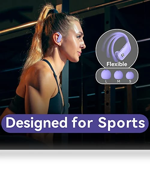 Wireless Earbuds with LED Display — In-Ear Headphones, BMANI
