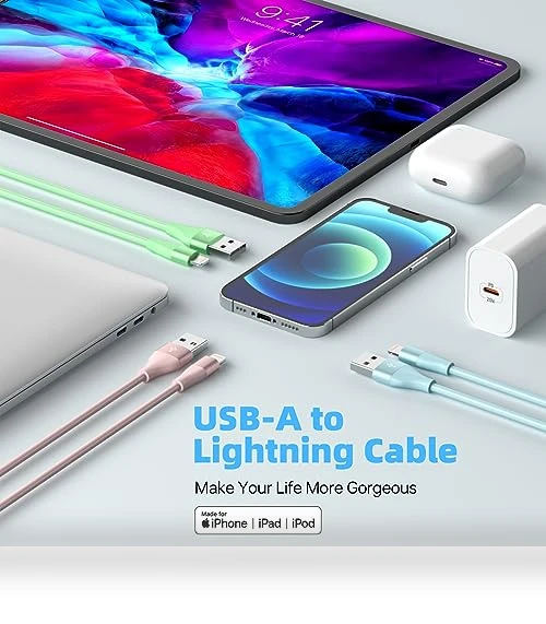 3Pack 10 FT Lightning Cable — Lightning, MenoSupp