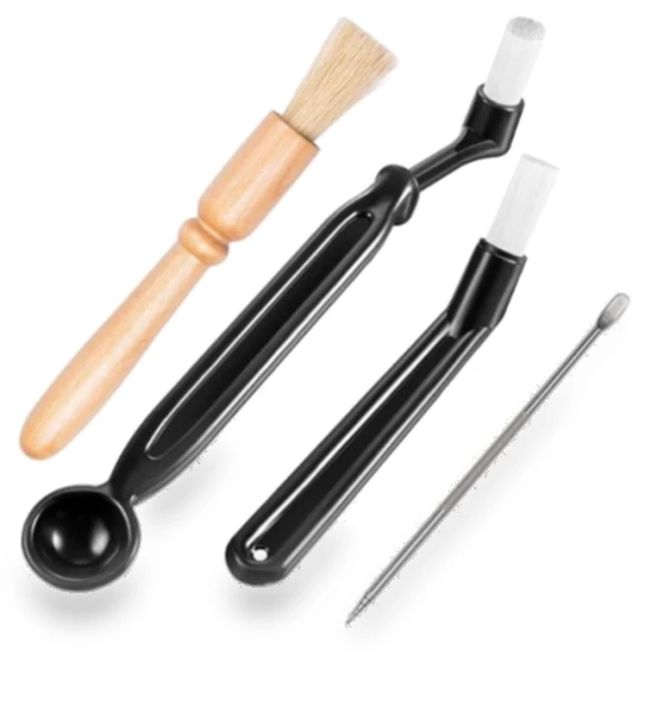4 Piece Coffee Machine Cleaning Brush Set — Brushes