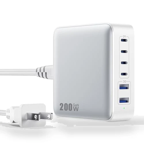 6-in-1 USB C Charger Block Fast Charging Station — Chargers & Adapters, Dongguan Yuanhaoxun Technology Co., Ltd.