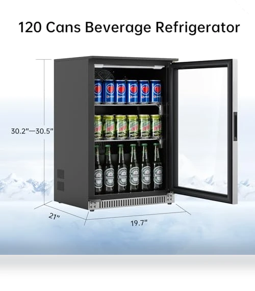 Built-in Beverage Refrigerator with Lock — Drink Coolers, Weili