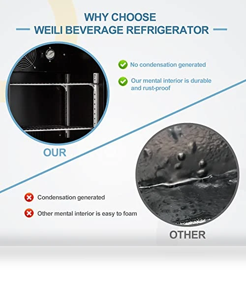 Built-in Beverage Refrigerator with Lock — Drink Coolers, Weili