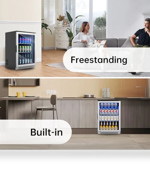 Built-in Beverage Refrigerator with Lock — Drink Coolers, Weili