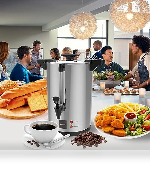 Commercial Grade Stainless Steel Coffee Urn — Urns, Valgus