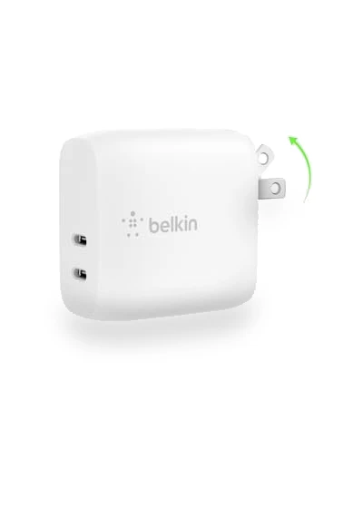 Dual Port USB-C Wall Charger — USB Hubs, Belkin