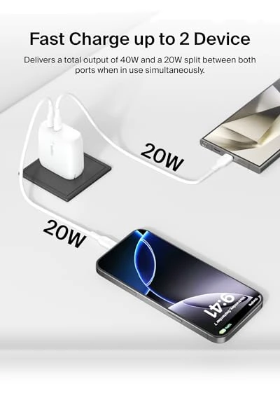 Dual Port USB-C Wall Charger — USB Hubs, Belkin