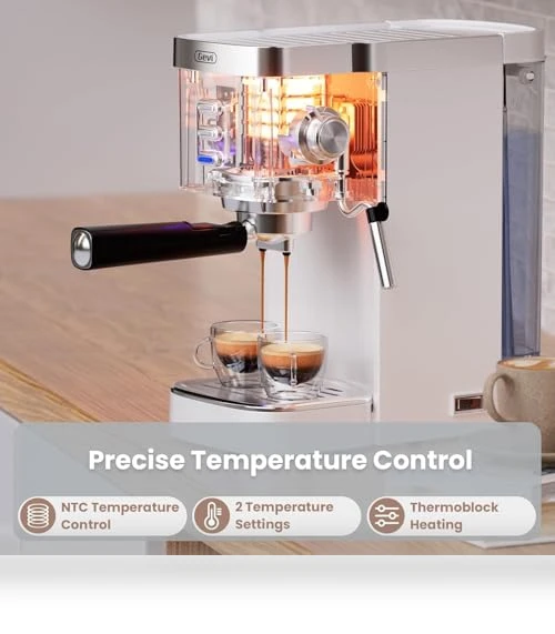Espresso Machine with Milk Frother — Coffee & Espresso Combos, Gevi