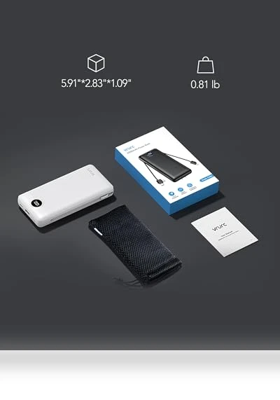 Fast Charging Portable Charger with LED Display — Chargers, VRURC