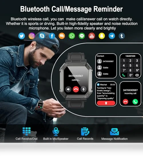 Fitness Tracker Smart Watch — Smartwatches, Kimeag