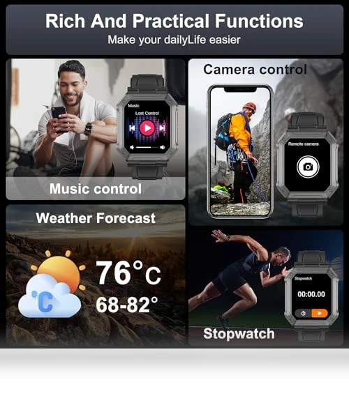 Fitness Tracker Smart Watch — Smartwatches, Kimeag