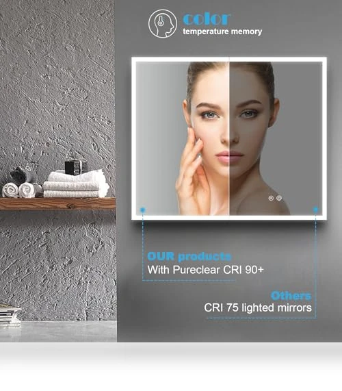 LED Mirror Medicine Cabinet — Shower, Wemin Smart Home