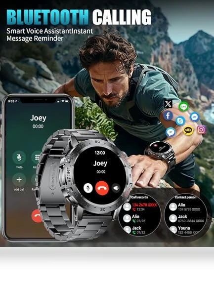 Military Smart Watch for Men — Smartwatches, SUNKTA