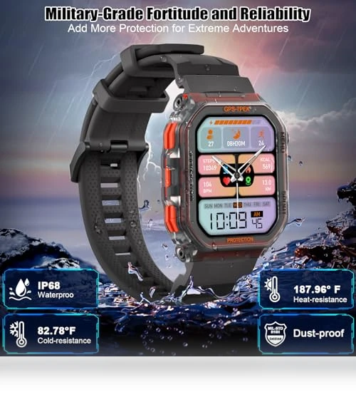 Military Smart Watch — Smartwatches, Leeyalan