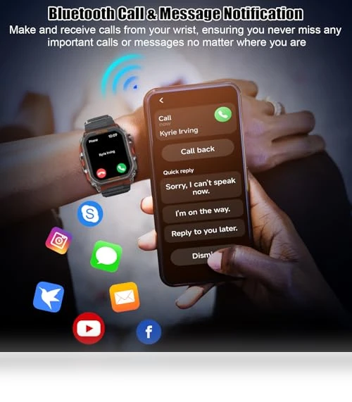 Military Smart Watch — Smartwatches, Leeyalan