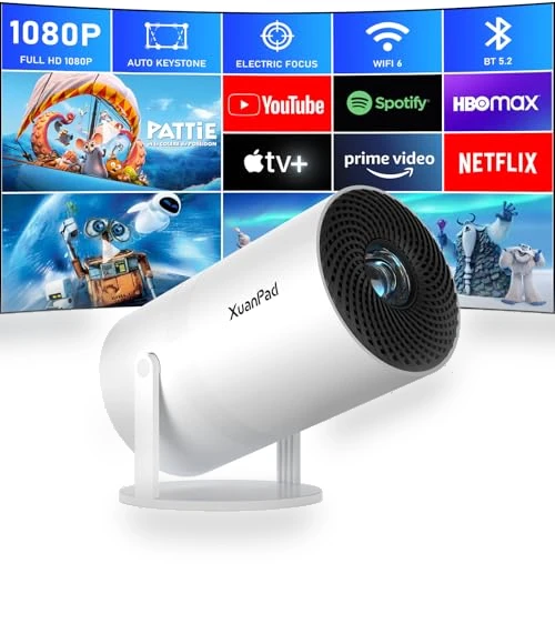 Mini Projector with WiFi and Bluetooth — Home Theater Projectors, XuanPad