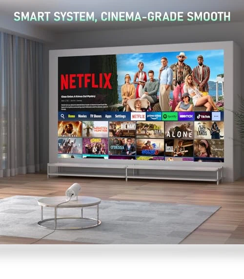 Mini Projector with WiFi and Bluetooth — Home Theater Projectors, XuanPad