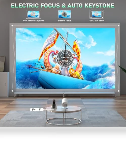 Mini Projector with WiFi and Bluetooth — Home Theater Projectors, XuanPad